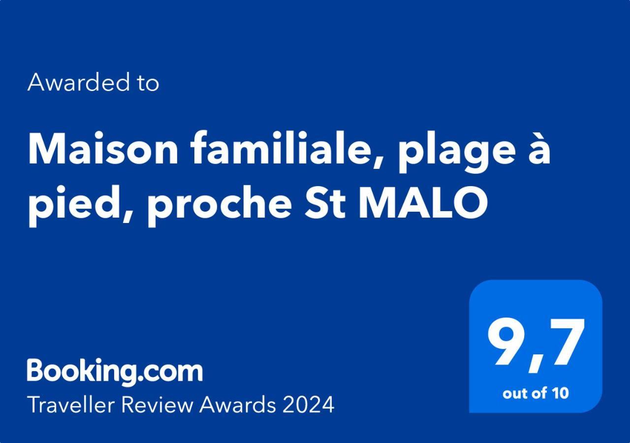 Maison Familiale, Plage A Pied, Proche St Malo Saint-Coulomb Exterior foto